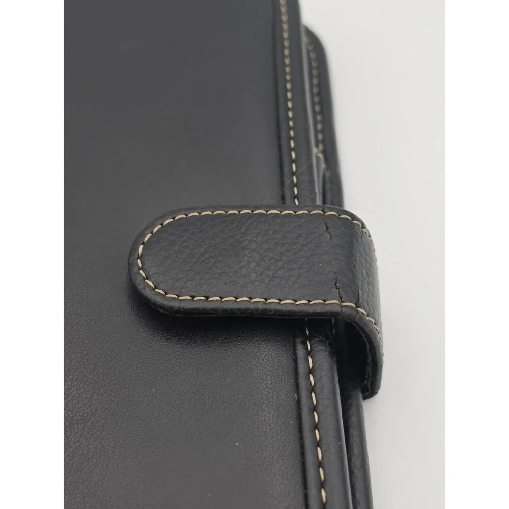 FranklinCovey Classic Size Black Portfolio Padfolio Organizer Notepad Holder